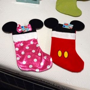 Disney Mini and Mickey stockings 18 in tall 45.7 cm